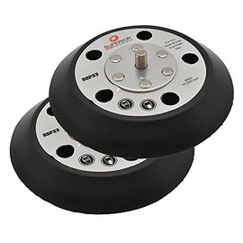 Superior Pads and Abrasives RSP33 5 inch Diameter - 5/16 inch-24 UNF Threaded Shaft Hook and Loop Sander Pad with 5 Vacuum Holes Replaces OEM# 15000 2 PER Pack