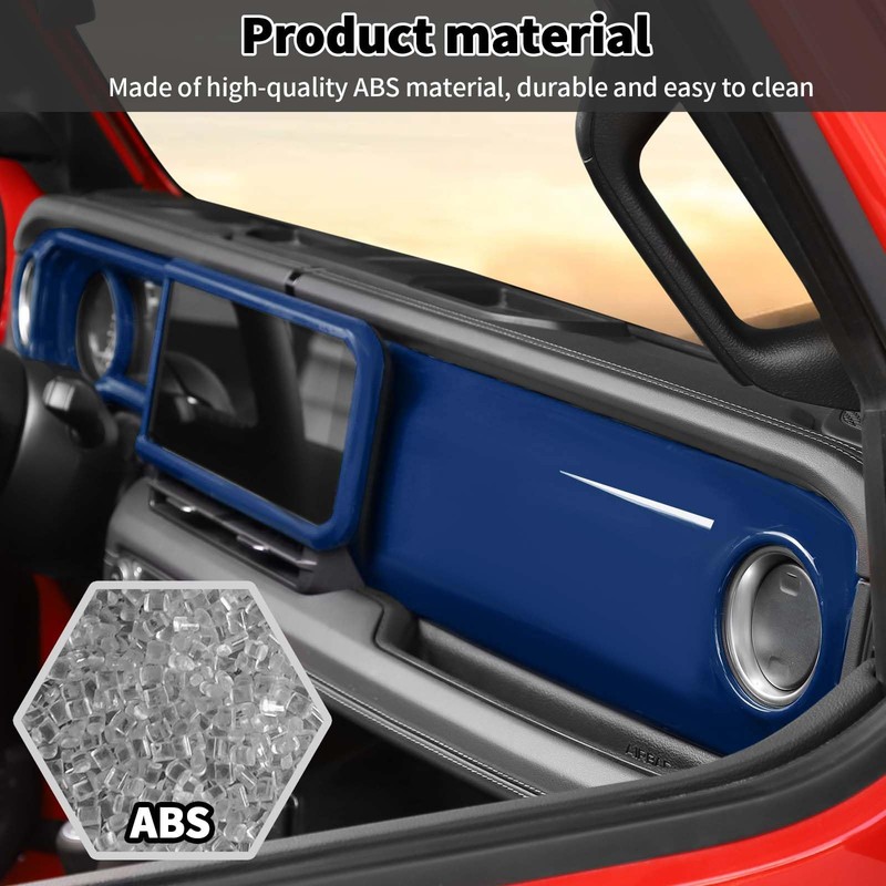 HTHE Center Console Panel Cover/Dash Dashboard Panel Navigation GPS Screen