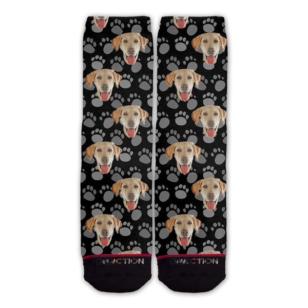 Function - Labrador Dog Face Fashion Socks Pattern Head Colors