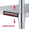Galvanized Under Shelf for Work Tables - DuraSteel Extra Adjustable