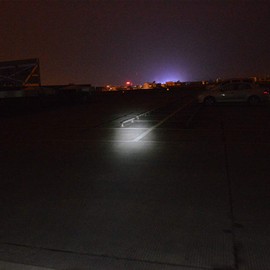 SYCOOVEN Bicycle LED Headlight, Bicycle Retro Fog Front Lights Metal Shell Bike LED Front Head Light Lamp, Bike Front LED Light Night Riding Universal Cycling AAA Battery Light(Black)