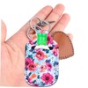 BIUDECO 3pcs Neoprene Keychain Carriers with Key for Hand Portable