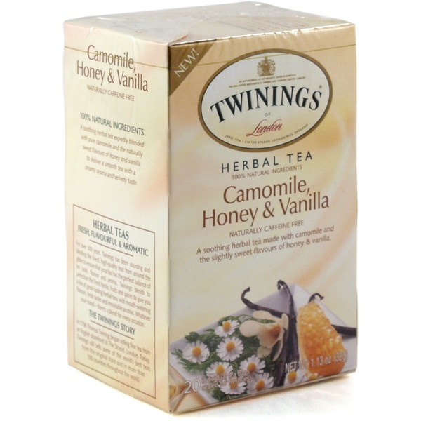 Twinings Camomile, Honey, and Vanilla Tea, 40 Count