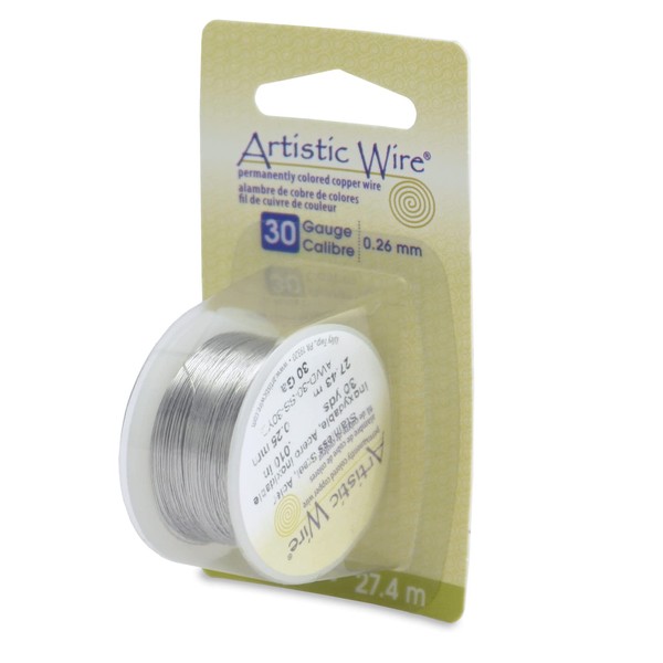 Artistic Wire 30 Gauge Stainless Steel Craft Jewelry Wrapping Wire Wire, 30 yd