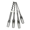 BIGP 4 Pieces Square Hole Drill Bit Square Mortising Drill