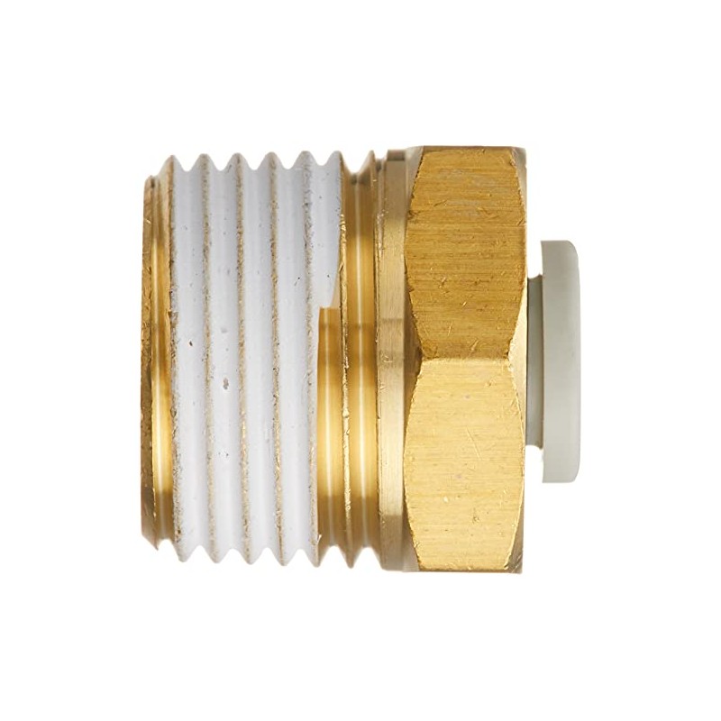 SMC KQ2H06-03AS One-Touch Pipe Fittings, Half Union, Pack of 10