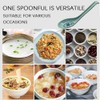 6Pcs Soup Spoon Ramen Noodle Soup Ladle Blue Pattern Soup
