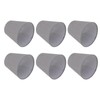 6 Pcs Cloth Lamp Shade Good Light Transmission E14 Candle