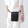 Mariqwant 000846-0001-02 Shoulder Pouch, Smartphone Shoulder Pouch, Daisy Embroidery, Black,