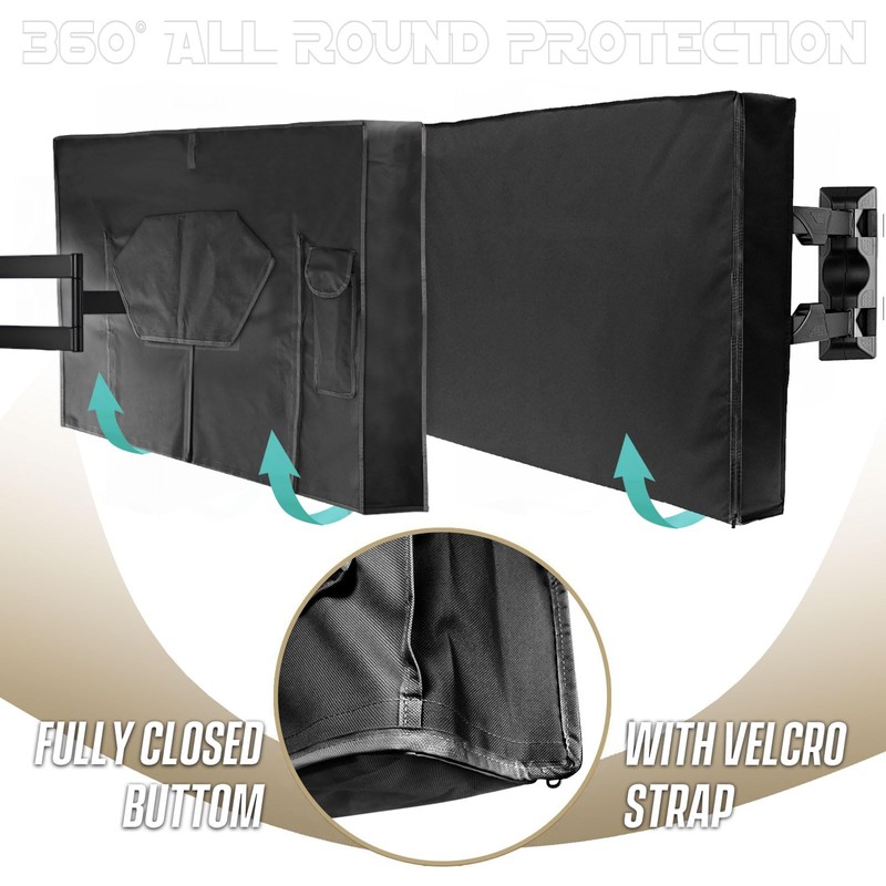 IC ICLOVER Outdoor TV Cover 40 Inch, 600D Heavy Duty
