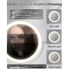 vpu Makeup Mirror with Lights, 1X/30X Lighted Magnifying Mirror Height