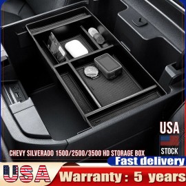 Geartronics Center Console Organizer Tray Storage Fits For Chevy Silverado 1500 GMC Sierra