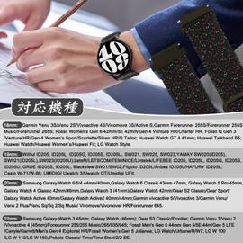[TumpCez] Quick Release Watch Band, 18mm 19mm 20mm 22mm Watch Band Nylon Band, 18mm 19mm 20mm 22mm Comfortable Elastic Strap Stepless Adjustable Replacement Strap Replacement Band Sport Loop
