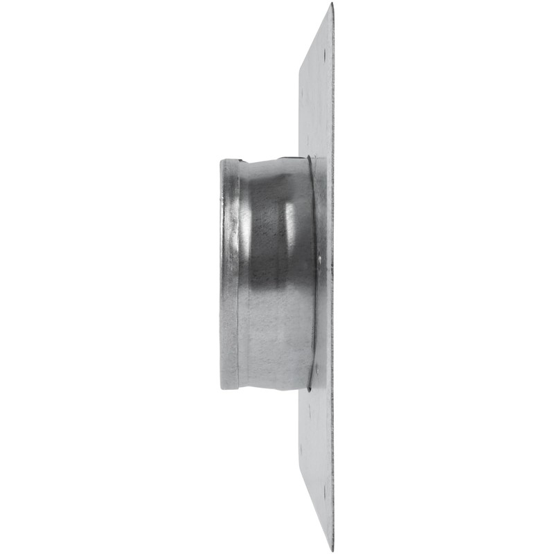 Duct Connection Flange Diameter 80 mm, Galvanised Steel, Straight or
