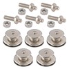 New Marine Loxx Set of 5 Tops + Threaded Screws