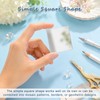25 Pack Mini Acrylic Square Mirror Tiles, Self-Adhesive Small Mirrors