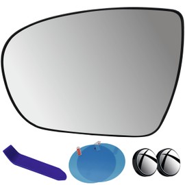 EAP Driver Side Mirror Glass Compatible with Kia Optima 2011-2015, Heated 876112T100 876112T110