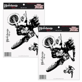 Dirt Gear 2x Motocross Sticker Quad ATV MX Sticker DW10102