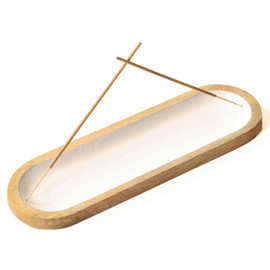 The Art Box Incense Holders for Sticks or Insence Trays, Modern Incense Ash Catcher or Insert Burn Holders for Home Décor, Wooden Incense Stick Holder