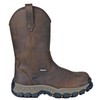 Hoss Men's Recon 11" Wellington Industrial Boot, Brown, 12
