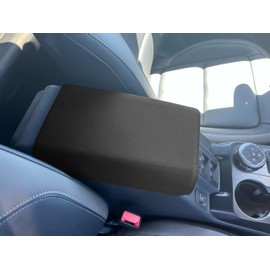 Car Console Covers Plus Made in USA Designed for Ford Bronco Full Size 2021-2026 Neoprene Auto Armrest Center Console Cover Protector Black