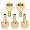 HARFINGTON Brass Barbed Fitting 1/8" NPT Female to 3/16" Hose