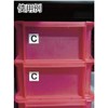 Trusco TSN-50-H Alphabet Stickers, 2.0 x 2.0 inches (50 x