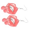 FOMIYES 1 Pair Acrylic Lip Dangle Earrings for Women Fun