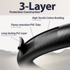 Propane Adapter Hose 6 Feet QCC-1 Quick Connect, 3/8" Female
