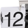 Retro Digital Flip Down Clock Flip Desk Clock Mechanical Battery