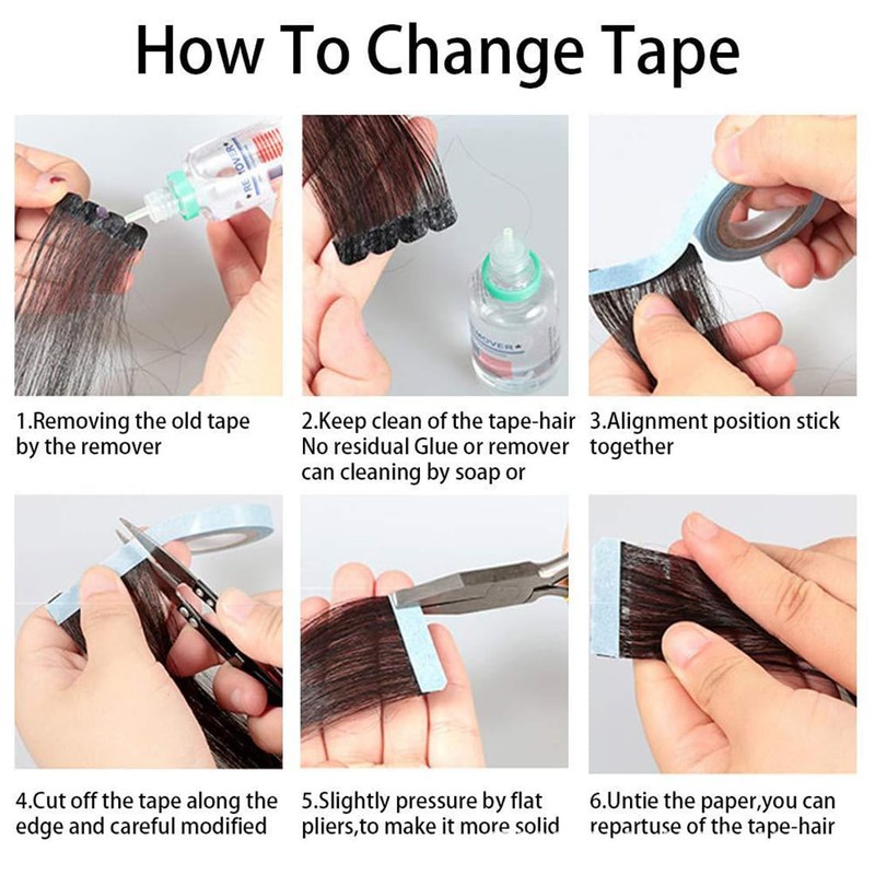 1 Roll High Quality Glue-On Wig Tape White Wig Tape
