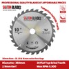Saxton Flat Top TCT Circular Saw Blade 250mm x 28T