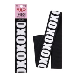 Red by Kiss Fashion Lace Melting Elastic Band for Wigs and Edge Laying, Perfect fit during all activity, Keep Baby Hairs in Place (Wide 1-1/2")