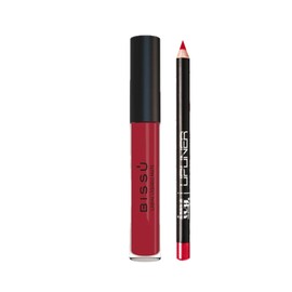 Lip Combo Viral | Kit Labial Líquido Mate Bissu + Delineador IVY | Larga Duración, Vegano, Cruelty Free, Waterproof (Soñadora)