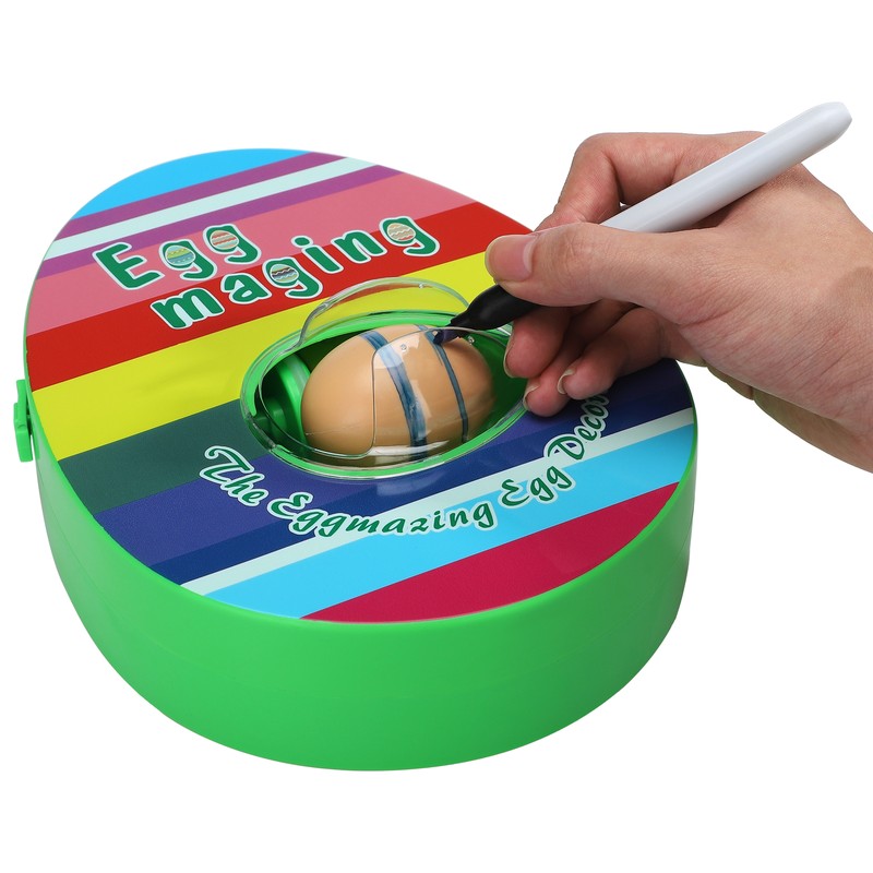 DIY Real Egg Doodle Toy Electric Easter Egg Painting Machine