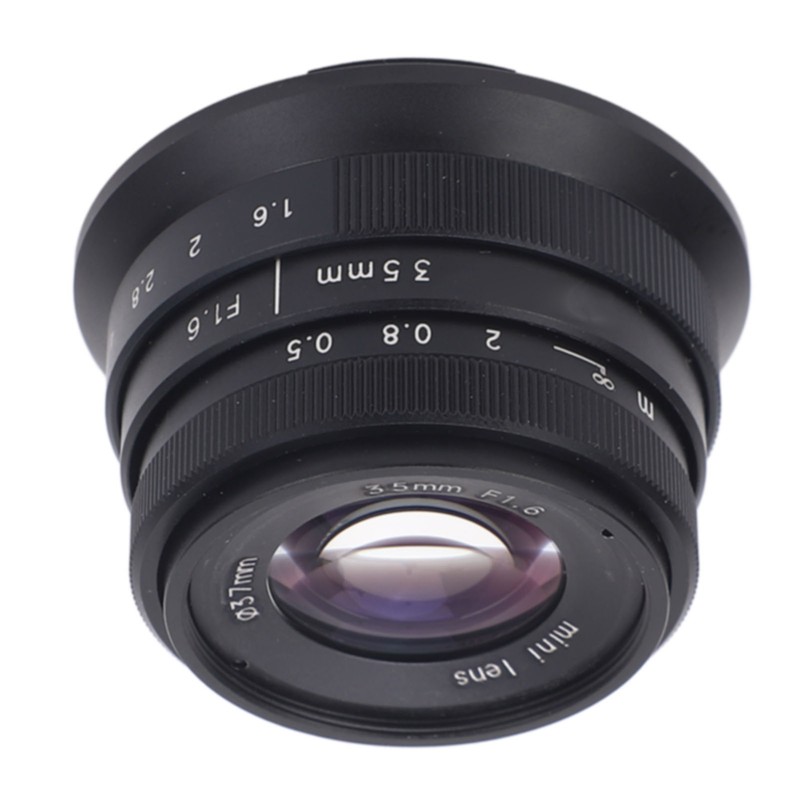 35mm F1.6 Large Aperture Manual Focus Fixed Prime Lens Wide