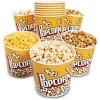 Novelty Place Retro Style Plastic Popcorn Containers Boxes Bucket for