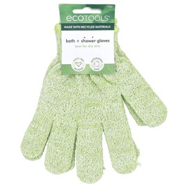 EcoTools, Exfoliating Gloves, Guante de Exfoliación para Baño, Guante para Exfoliar, Modelo 7423