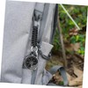 WHAMVOX 4pcs Portable Keychain Compass Compact Aluminum Alloy Navigation Pendant