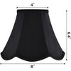 GOSO Small Black Lamp Shades, 4×8×6.4 IN Spider, Set of