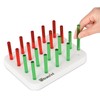Ultrassist 20 Hole Peg Test for Occupational Therapy, Acrylic Pegs