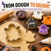 Ririess Halloween Ghost Cookie Cutter, 3.2 Inch Stainless Steel
