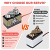HobbyPark Waterproof 35KG Servo High Torque Brushless Motor Metal Gears