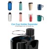 Car Cup Holder Expander Adapter for Large Water Cups,2 Drink
