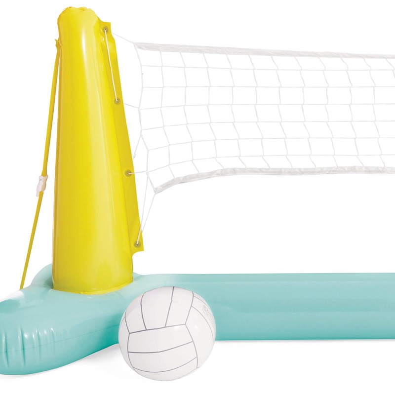 Intex 56508EP Inflatable Floating Swimming Pool Toys Volleyball Game, Green
