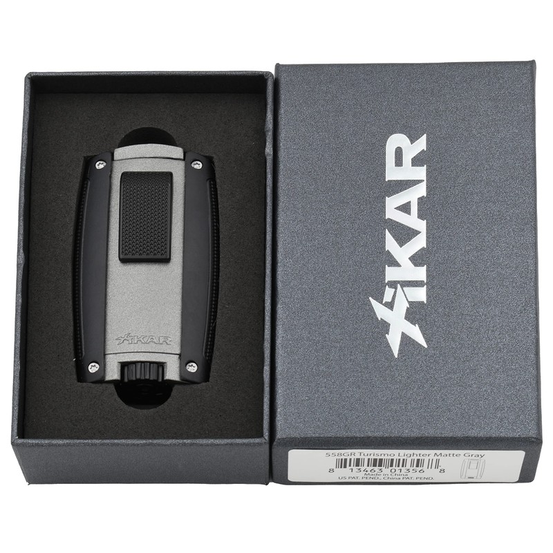 Xikar Turismo Double Jet Flame Cigar Lighter, Attractive Gift Box,