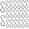 DACUAN 20Pcs S Hooks with Safety Buckle, 3.5 inch Heavy