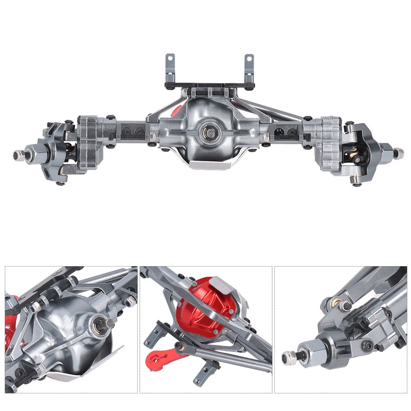 Aluminum Alloy Steel Axle Upgrade Parts Accessory Fit for SCX10
