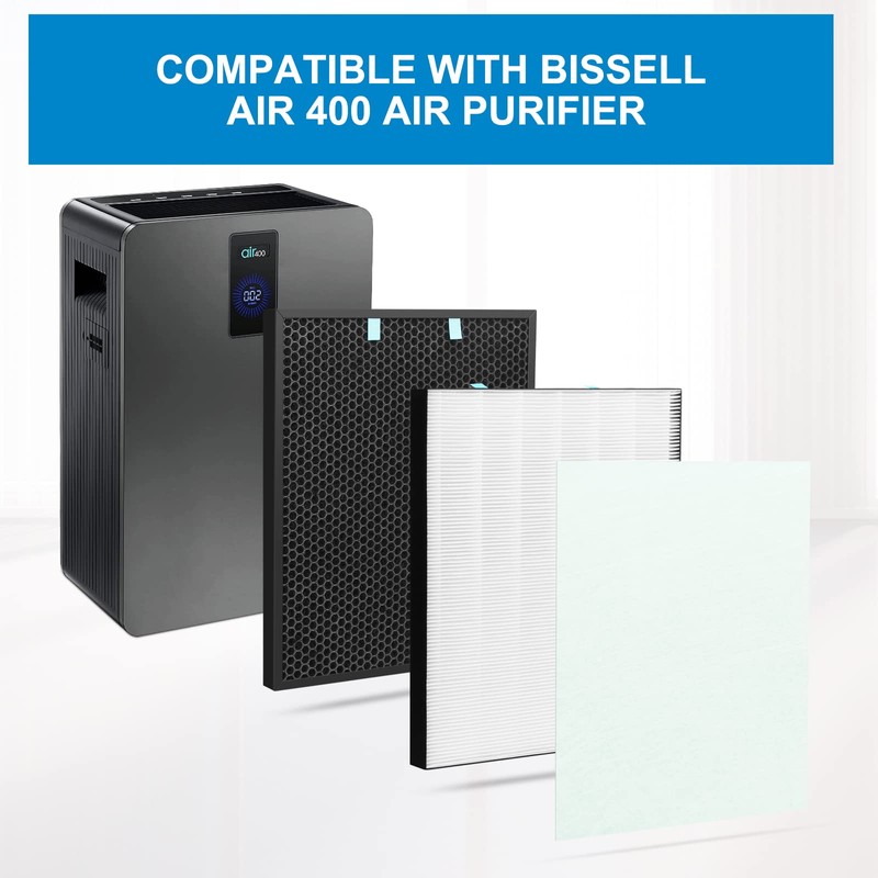2 Sets Replacement Air400 Filter for Bissell Air400 air purifier,