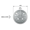 360° Rotating Ball Bearing Swivel Plate Black 1035 of Omge